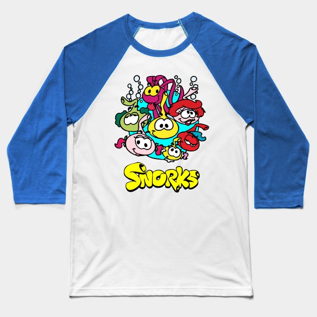 snorks Baseball T-Shirt by sepedakaca